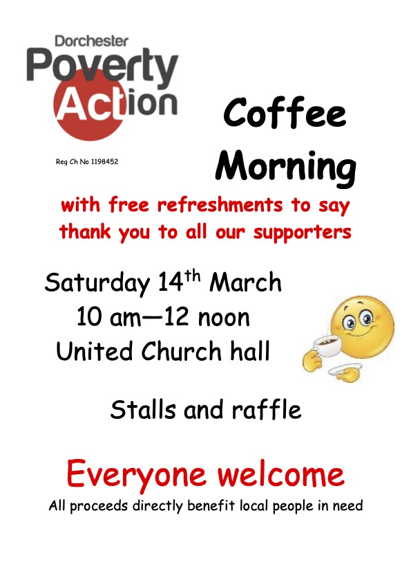 coffee morning poster 2026