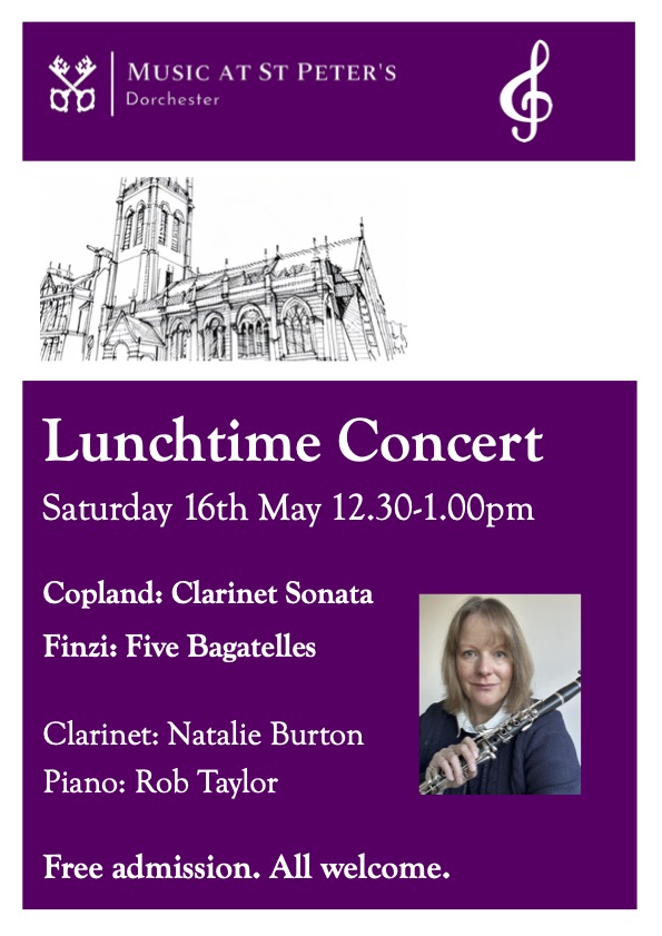 Lunchtime concert poster Dorch