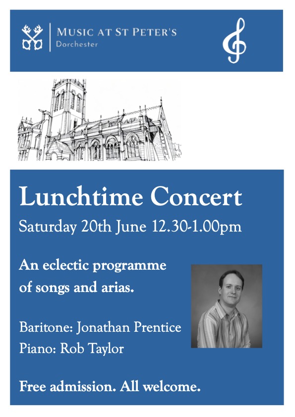 Lunchtime concert poster Dorch