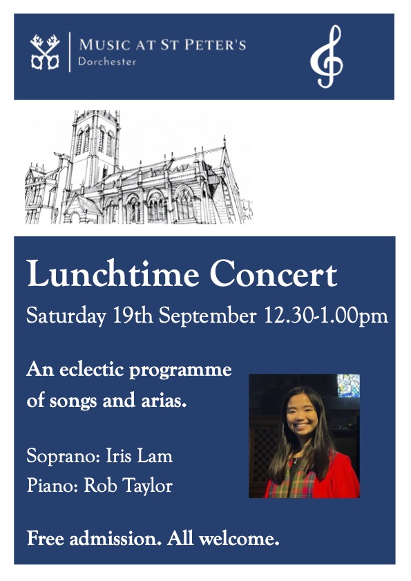 Lunchtime concert poster Dorch