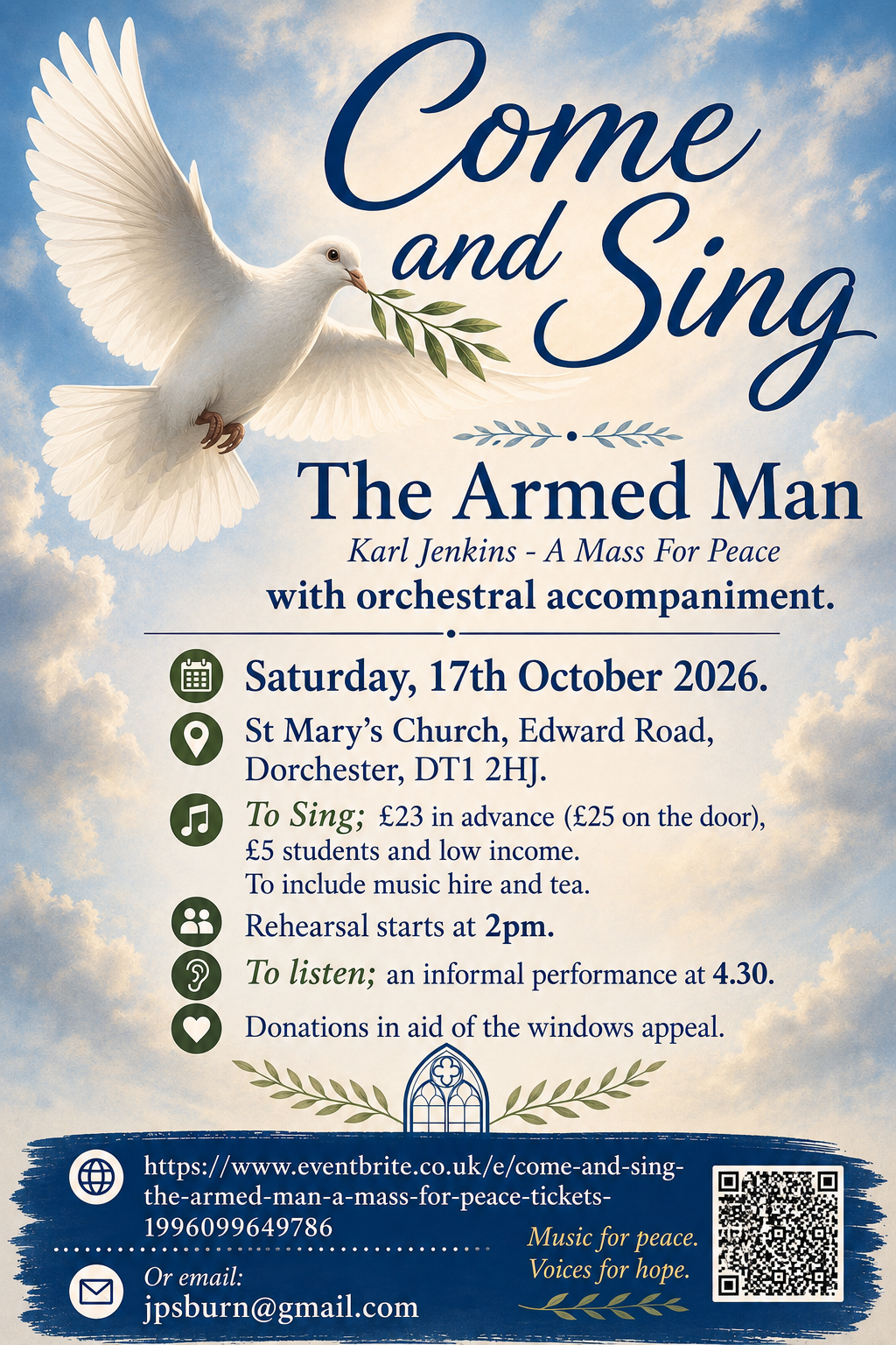 Come & Sing poster for John