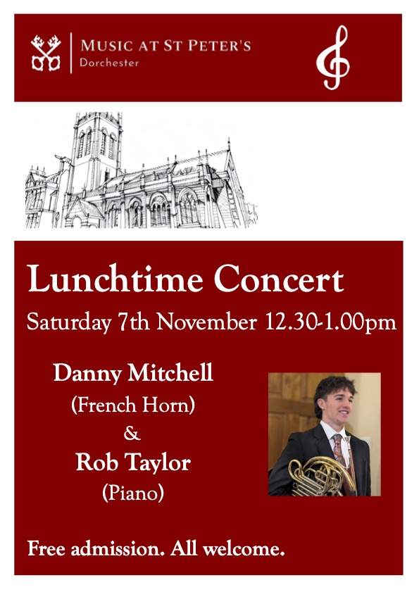 Lunchtime concert poster Dorch